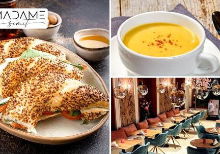 2-gangenlunch naar keuze bij Madame Simit
