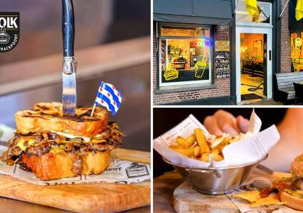 Burgermenu met friet + saus + milkshake of friet + saus + snack bij Snackpoort De Kolk