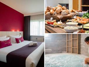 Overnachting voor 2 personen + welkomstdrankje + ontbijt + wellness in Hotel & Aparthotel Casteau Mo