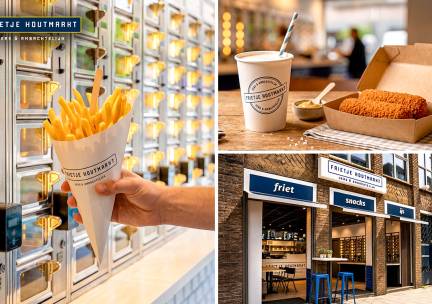 Friet met saus + snack naar keuze + milkshake of drankje naar keuze voor dine-in of afhaal