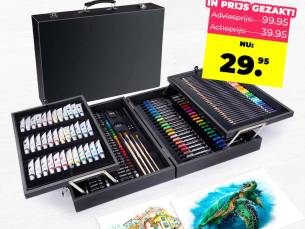 172-Delige Teken- En Verfset - In Luxe Opbergdoos! ...