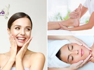 Destress-behandeling(en), Biolift-gezichtsbehandeling of voetreflexbehandeling + NEI-sessie