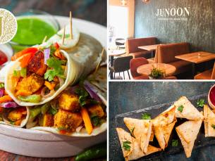 Indiase 2-gangen streetfood-lunch (ook geldig voor afhaal)