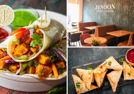 Indiase 2-gangen streetfood-lunch (ook geldig voor afhaal)