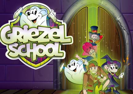 Entree voor De Griezelschool bij Kinderpretpark Julianatoren