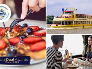 Rondvaart (75 min) + onbeperkt pannenkoeken op De Pannenkoekenboot