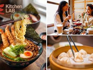 2-gangen ramenlunch of -diner