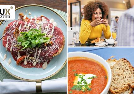 2-gangen keuzelunch bij Brasserie LUX