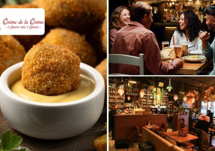 Borrelplank deluxe voor 2 personen bij Crème de la Crème