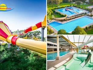 Entree voor Zwembad de Waterdam in Volendam