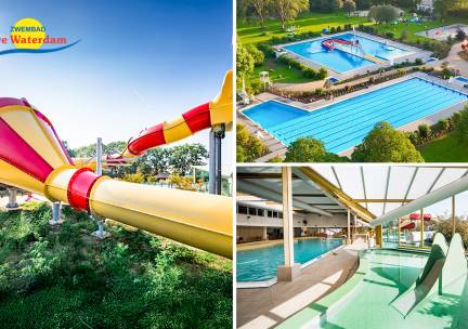 Entree voor Zwembad de Waterdam in Volendam