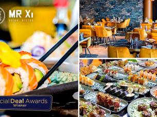 All-You-Can-Eat-lunch sushi en grill bij Mr Xi Asian Bistro