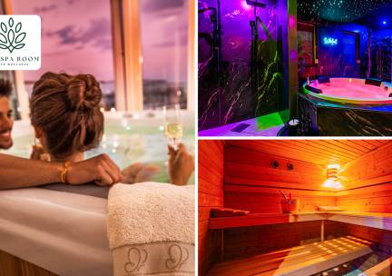 PrivÃ©wellness voor 2 personen (3 of 4 uur) + handdoeken + 2 drankjes p.p.