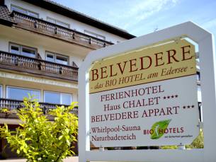 BELVEDERE- das BIOHotel garni & SuiteHotel am Edersee / Sauerland