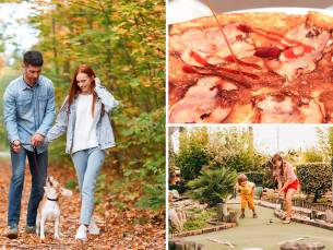 Wandelarrangement De Groote Scheere + koffie + gebak + midgetgolfen + pannenkoek/pizza + drankje