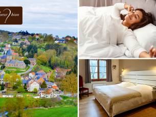 2 overnachtingen voor 2 + ontbijt bij HÃ´tel Au Coeur bion