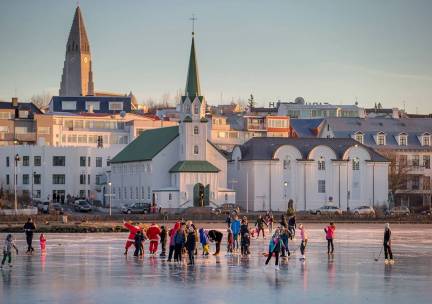 Gletsjers en watervallen