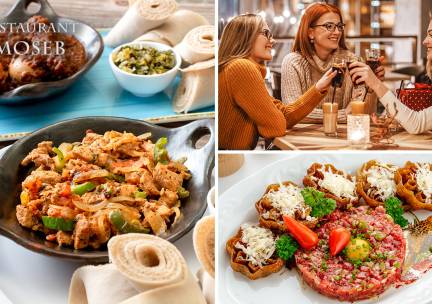Afrikaans 3-gangen keuzediner of shared dining-diner bij Restaurant Moseb