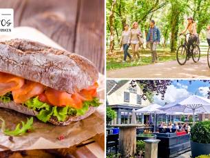 2-gangenlunch Ã  la carte + evt. wandel- of fietsarrangement bij De Vos Eten & Drinken