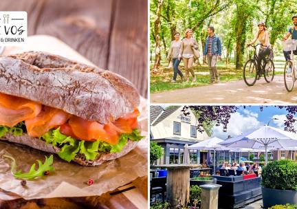 2-gangenlunch Ã  la carte + evt. wandel- of fietsarrangement bij De Vos Eten & Drinken