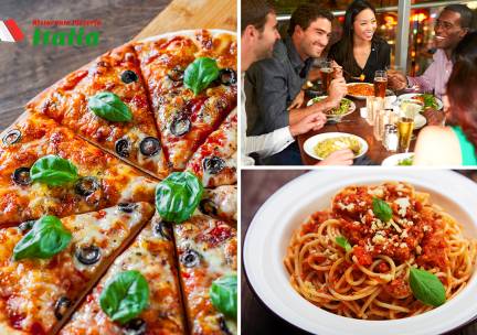 2- of 3-gangen keuzediner bij Pizzeria Italia in hartje Leeuwarden