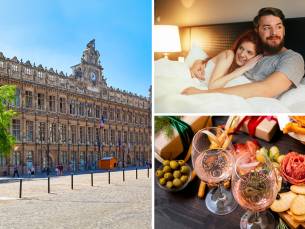 Overnachting voor 2 + ontbijt + late check-out + welkomstdrankje met tapas in Valenciennes