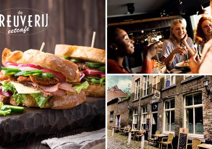 2-gangen keuzelunch bij EetcafÃ© de Preuverij