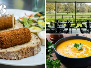 2-gangen keuzelunch bij Grand CafÃ© Aan de Beek