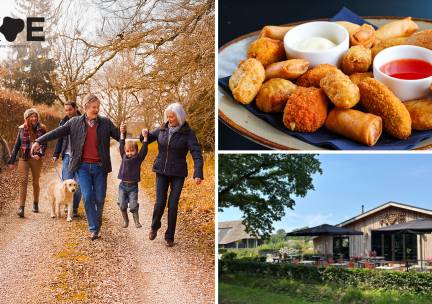 Wandelarrangement incl. warme drank + gebak + bittergarnituur bij KOE