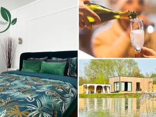 Overnachting voor 2 + fles bubbels + wellness in Sambreville