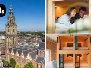 1 of 2 overnachtingen voor 1 + ontbijt in hartje Groningen