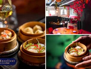 Shared lunch (6 gerechten) bij Red Orchids Asian Bistro
