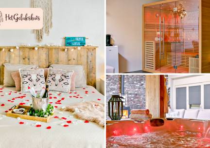 Romantische vip-overnachting(en) + bubbels evt. early check-in voor 2 nabij Roermond
