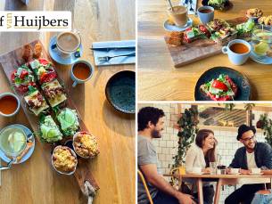 Uitgebreide lunchplank bij Hof van Huijbers