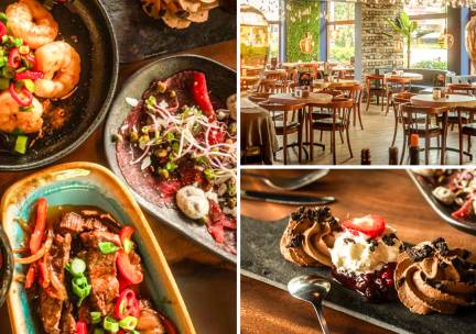 3 gerechten + bijgerecht + dessert bij Restaurant de Goude Maen