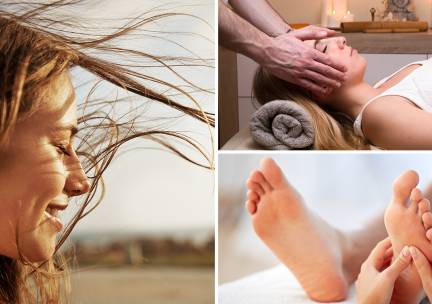 Energetische voetreflexmassage of craniosacraal- en/of reikibehandeling(en) (60 min)