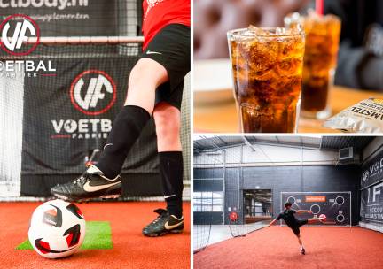 Voetbalactiviteiten (90 min) + evt. drankje en snack