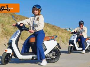 Huur e-scooter (4 uur) + helm