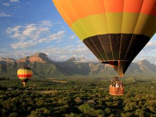Ballon Safari over de Afrikaanse Bush