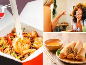 Wokbox naar keuze + 4 loempia's + frisdrank naar keuze voor afhaal in hartje Deventer