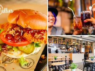 Burger naar keuze incl. friet en saus of pizza naar keuze + frisdrank + boerderij-ijs