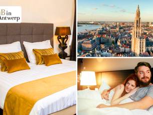 Overnachting voor 2 + late check-out in Antwerpen