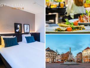 Luxe overnachting voor 2 + ontbijt + evt. 3-gangendiner of dagentree spa in Deventer