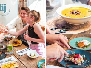2-gangen shared lunch bij Blij aan de Vecht