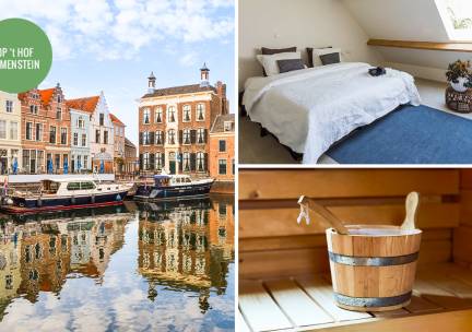 Overnachting voor 2 + ontbijt + sauna + late check-out nabij Goes
