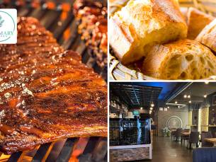 All-You-Can-Eat spareribs + brood vooraf bij Rosemary Kitchen