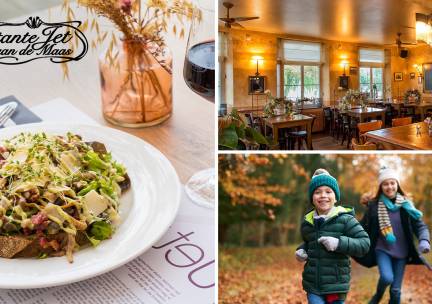 Compleet wandelarrangement + lunch bij Veerhuys Tante Jet aan de Maas