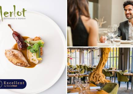Culinair 4- of 6-gangendiner van de chef bij Merlot