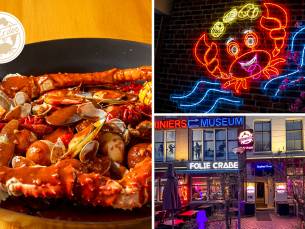 Cajun seafoodbowl + extra zeevrucht naar keuze + drankje in hartje Rotterdam
