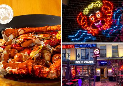 Cajun seafoodbowl + extra zeevrucht naar keuze + drankje in hartje Rotterdam